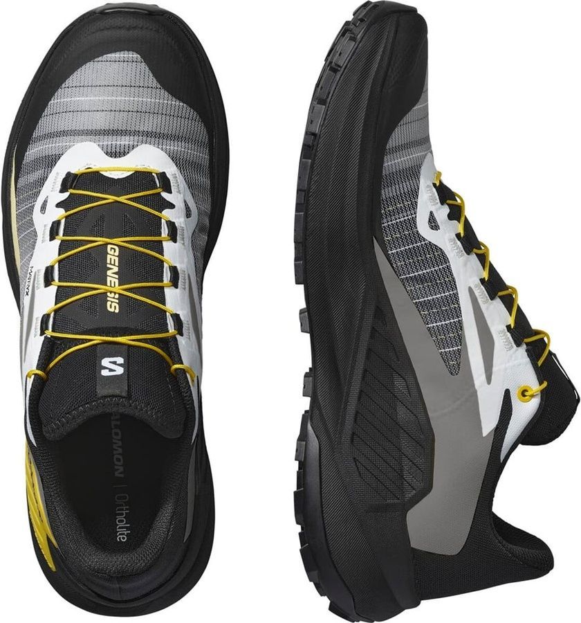 Кроссовки Salomon GENESIS 11.5 Black/White/Lemon фото
