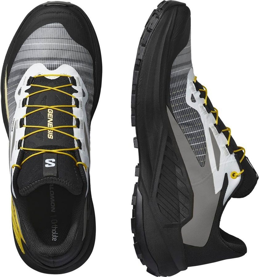 Кроссовки Salomon GENESIS 11.5 Black/White/Lemon фото