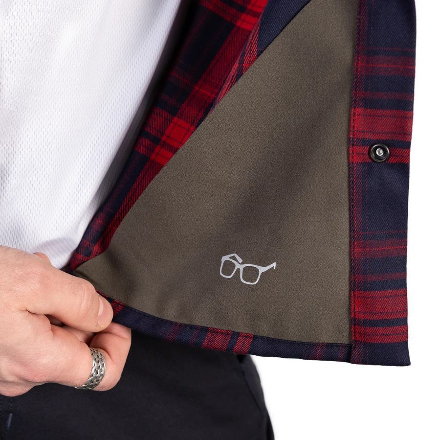 Повсякденна сорочка "Буревій" Red/Navy (9576) Camotec фото