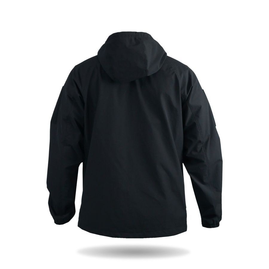 Демисезонный мужской военный костюм водоотталкивающий 4W Stretch Black Militex фото