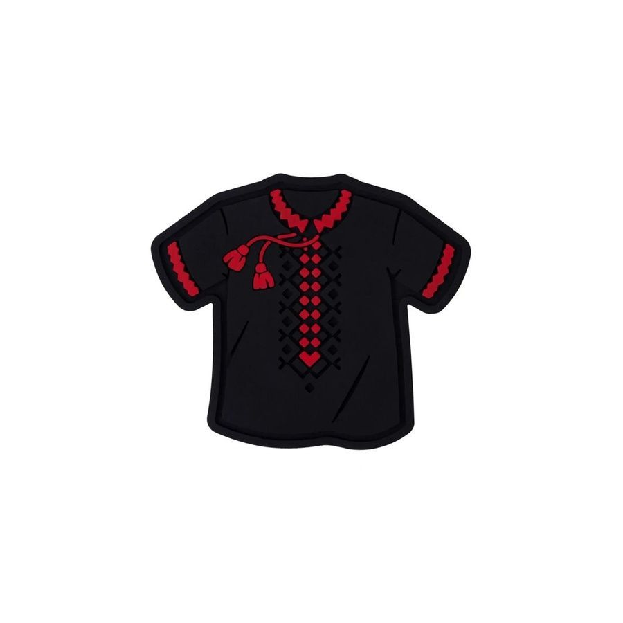 Шеврон Вишиванка (чорний) фото Шеврон Вишиванка (чорний) фото