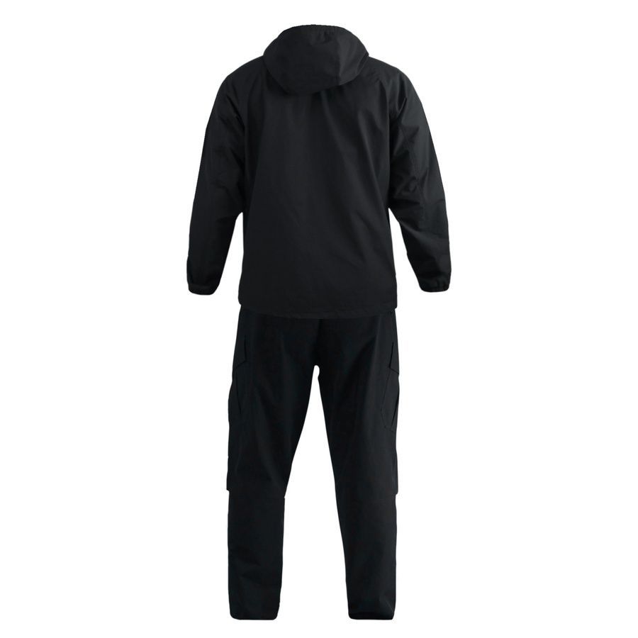 Демисезонный мужской военный костюм водоотталкивающий 4W Stretch Black Militex фото