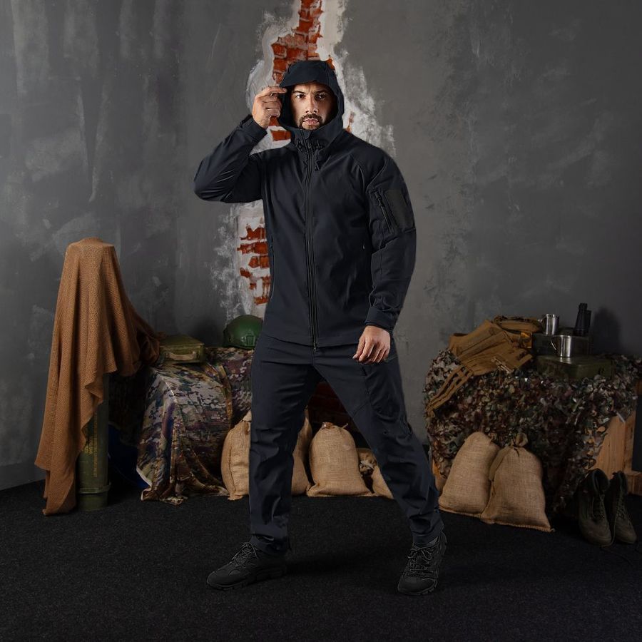 Летний мужской военный костюм Stalker. Flex темно-синие Camotec фото