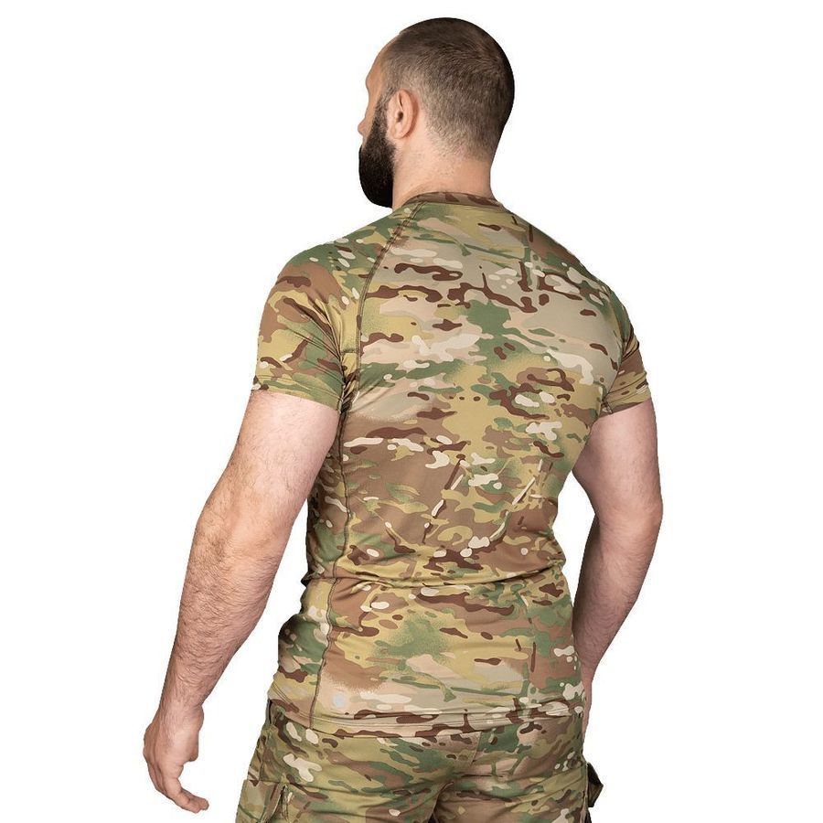 Чоловіча футболка CM Thorax CoolPass Multicam Мультикам Camotec фото
