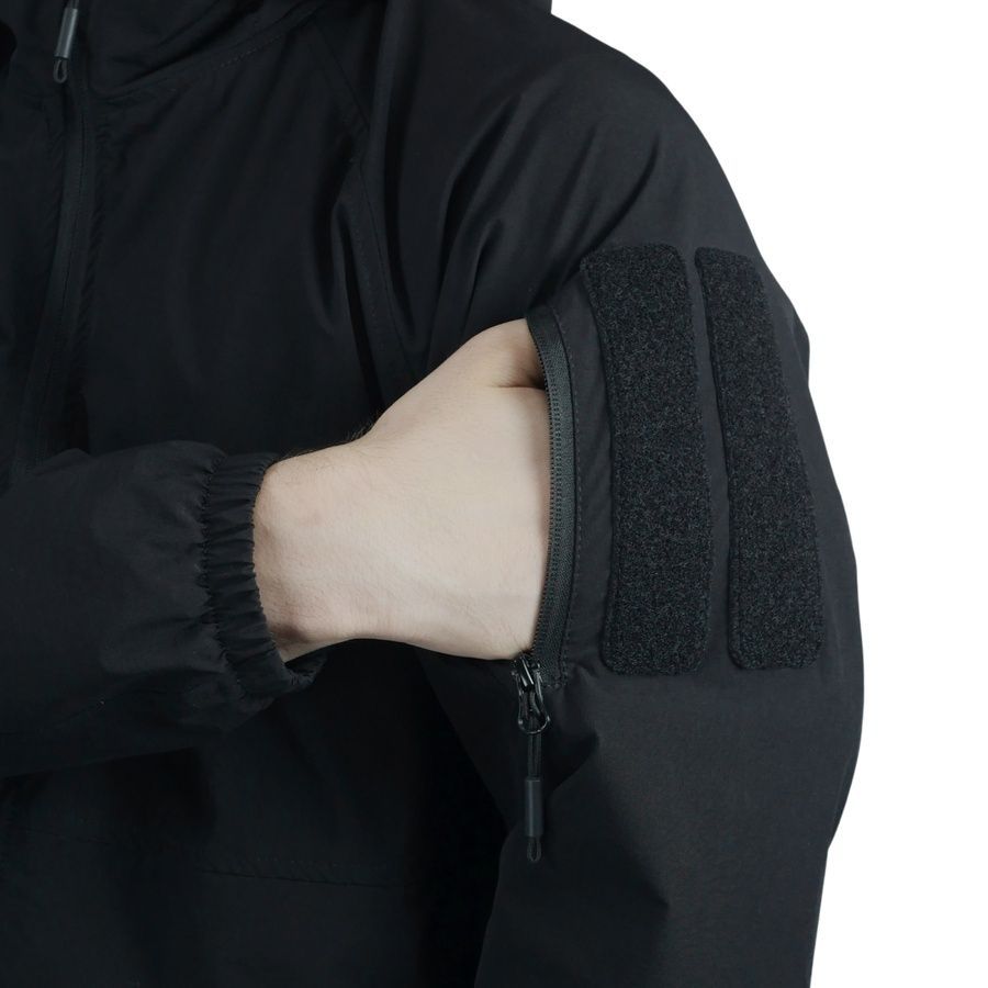 Демисезонный мужской военный костюм водоотталкивающий 4W Stretch Black Militex фото