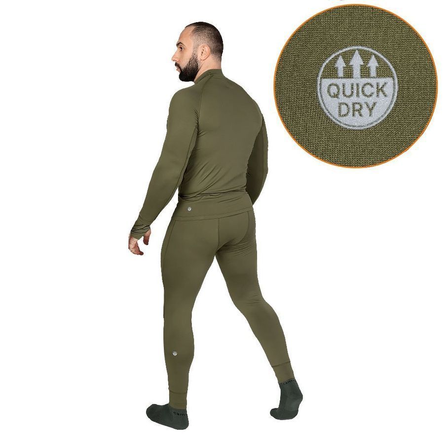 Чоловічий комплект термобілизни LVL1 Олива Camotec фото