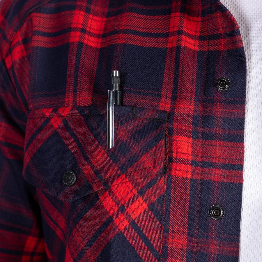 Повсякденна сорочка "Буревій" Red/Navy (9576) Camotec фото