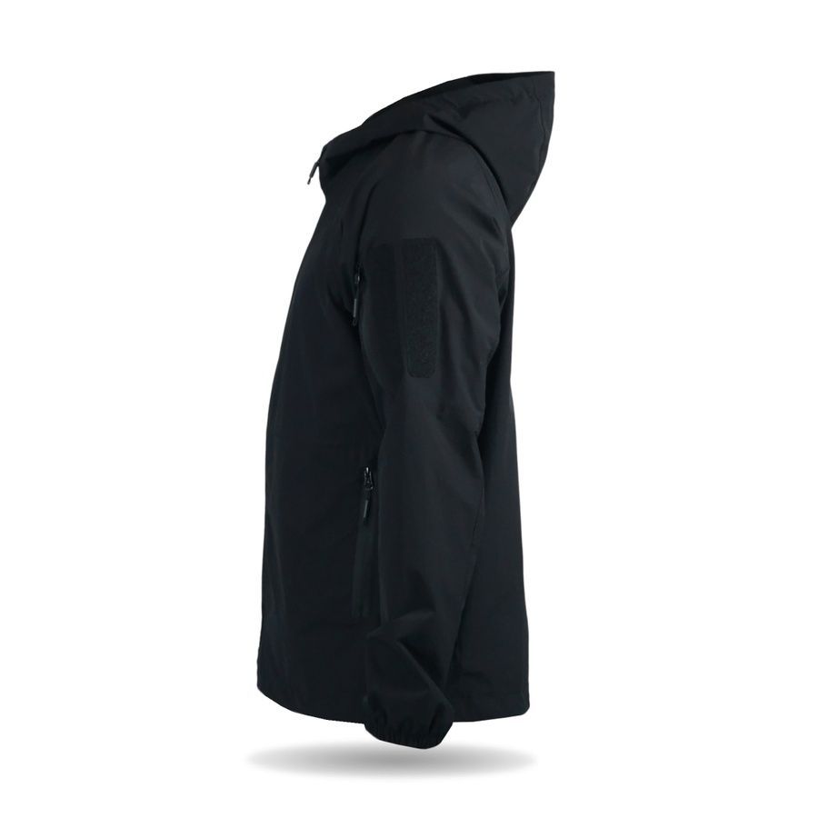 Демисезонный мужской военный костюм водоотталкивающий 4W Stretch Black Militex фото