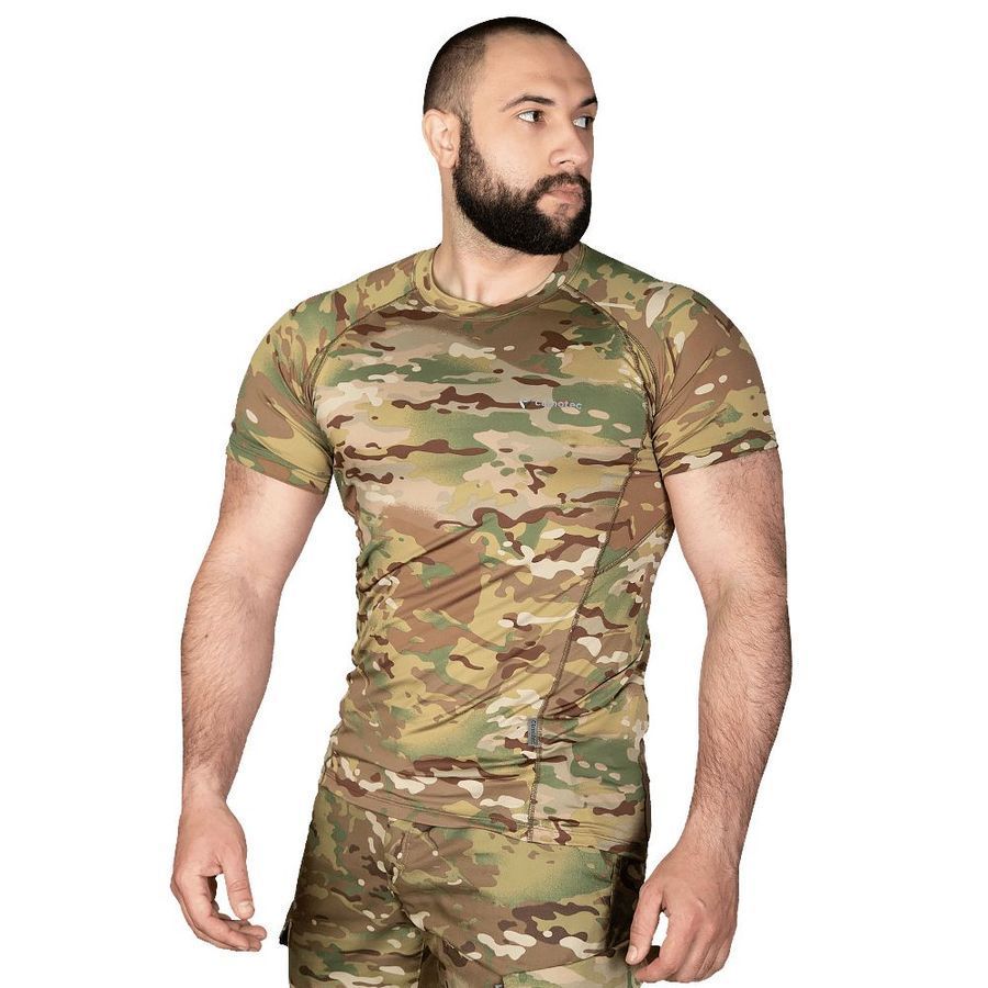 Чоловіча футболка CM Thorax CoolPass Multicam Мультикам Camotec фото