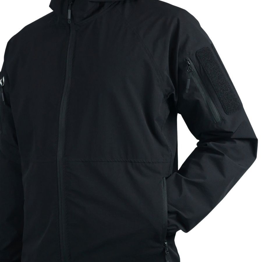 Демисезонный мужской военный костюм водоотталкивающий 4W Stretch Black Militex фото