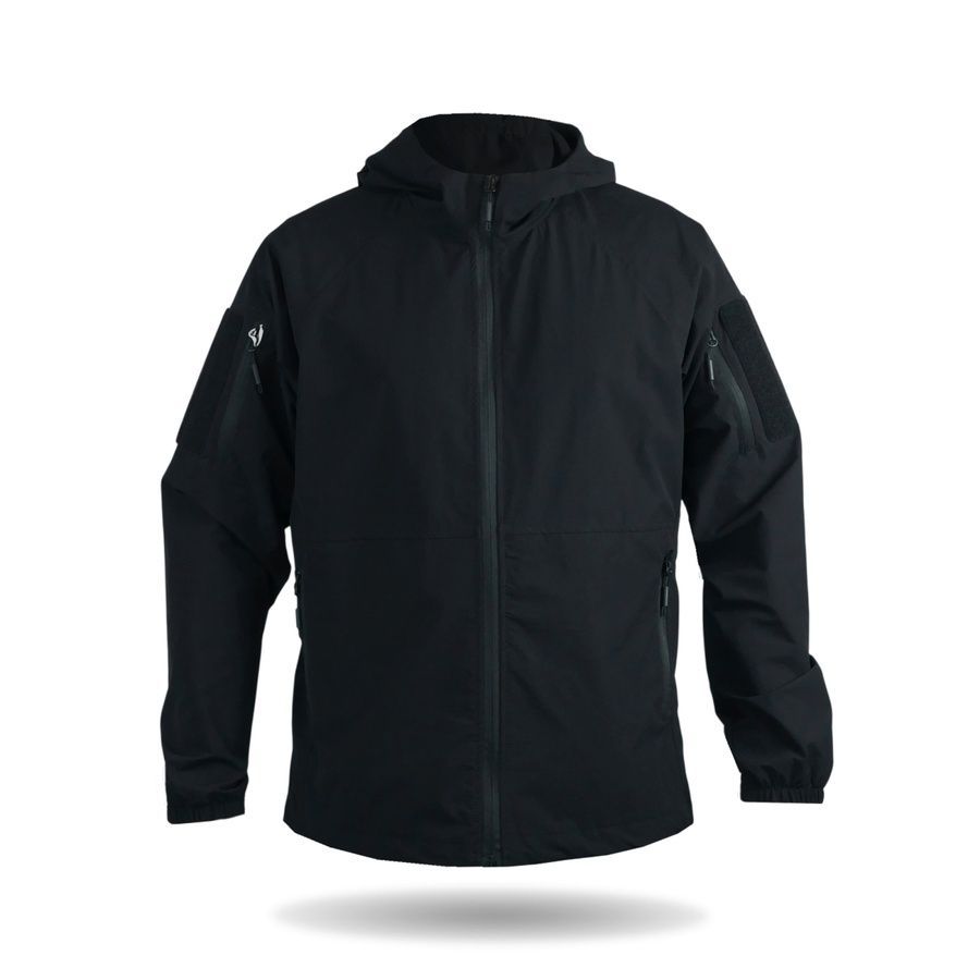 Демисезонный мужской военный костюм водоотталкивающий 4W Stretch Black Militex фото