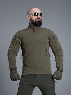 Куртка вітрівка BEZET Force хакі фото