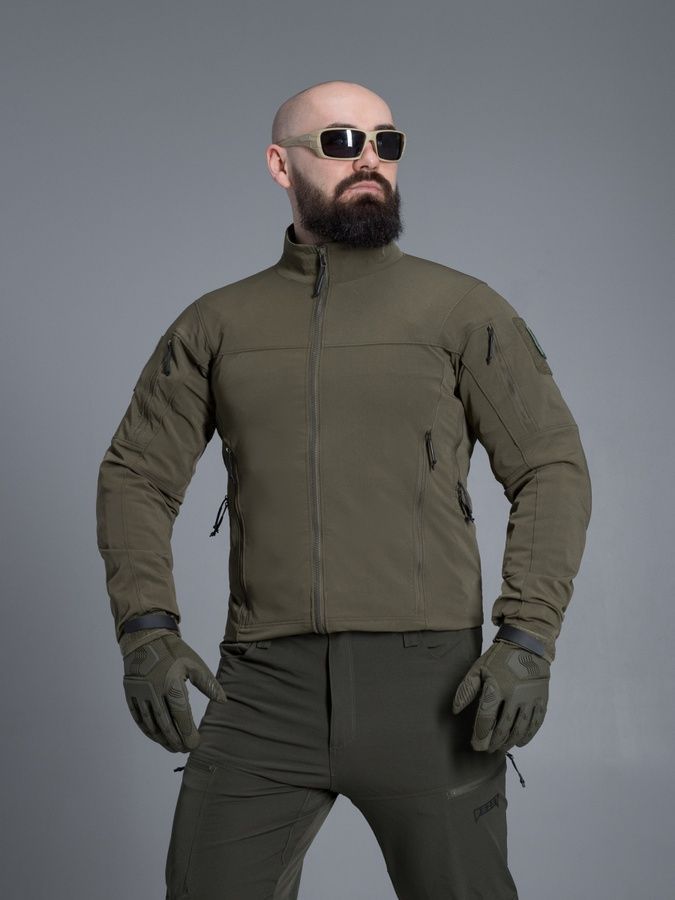 Куртка ветровка BEZET Force хаки фото