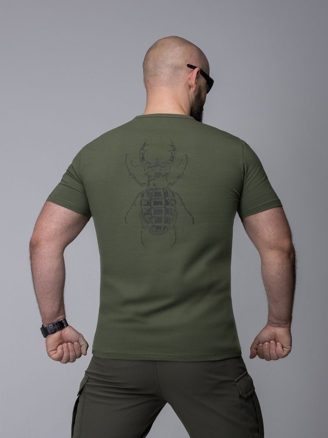 Футболка Scarab Ops хаки BEZET фото