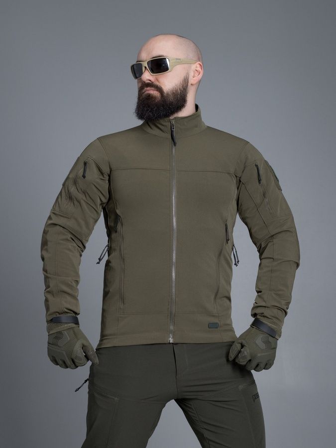 Куртка ветровка BEZET Force хаки фото