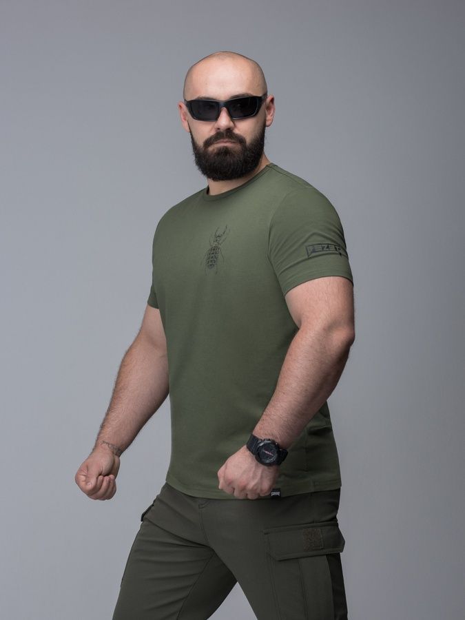 Футболка Scarab Ops хаки BEZET фото