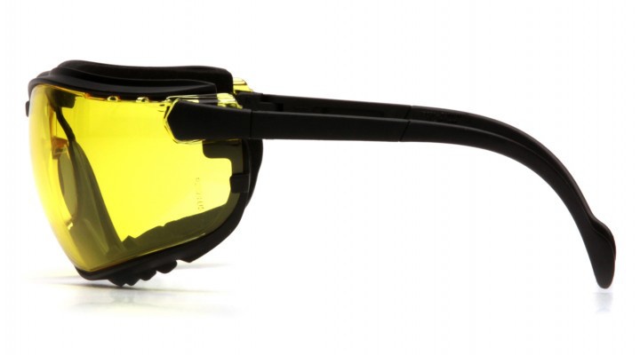 Защитные очки Pyramex V2G (amber) Anti-Fog, желтые фото