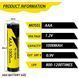 Акумулятор LiitoKala Ni-10/AAA 1.2V AAA 1000mAh battery фото 2