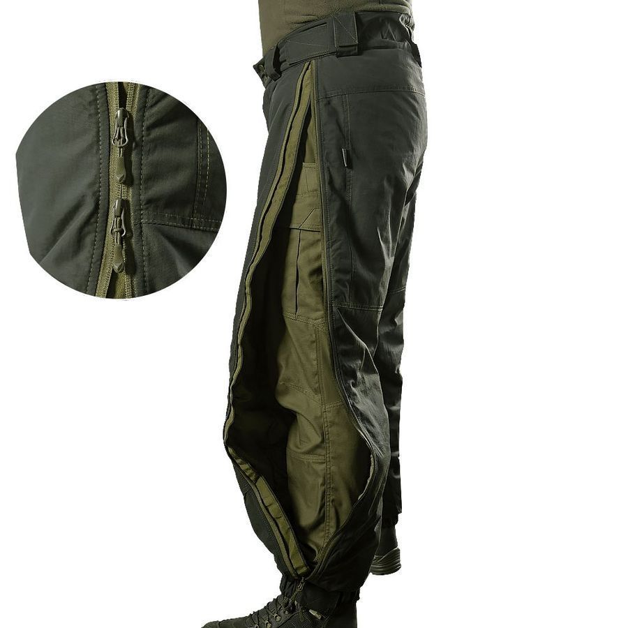 Військові зимові штани Defender level олива Camotec фото