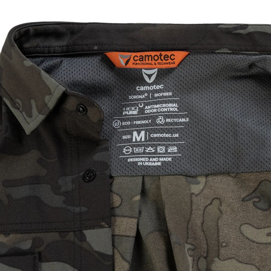 Повсякденна сорочка Bastion MC Black Camotec фото