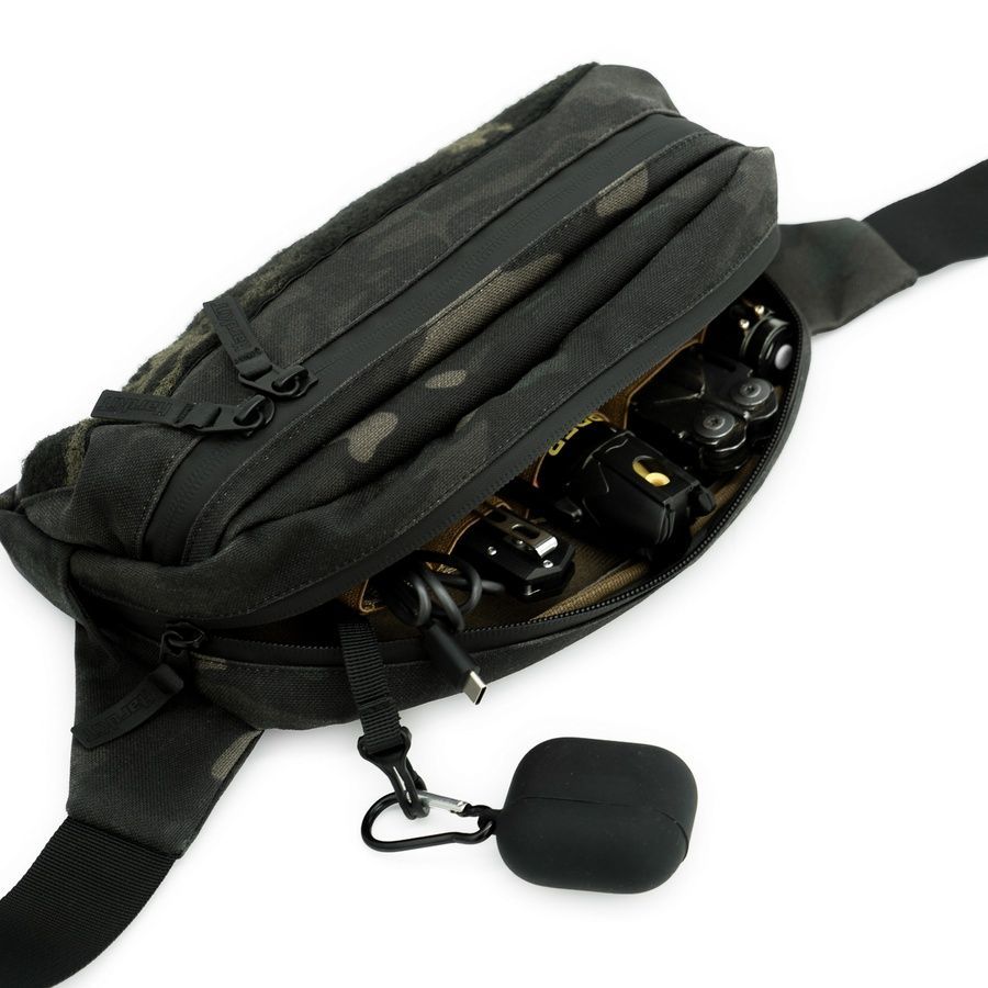 Тактична бананка на пояс TrekPack Multicam Black фото