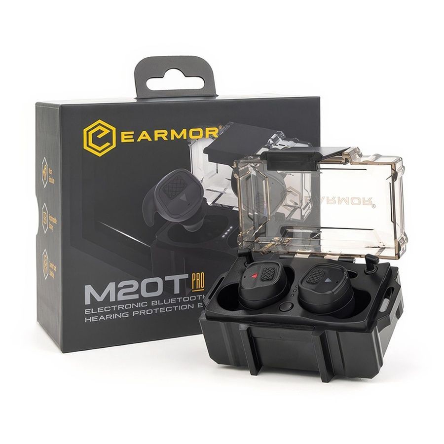 Активные защитные наушники (беруши) Earmor M20T Pro (BK) с Bluetooth - NRR30 фото