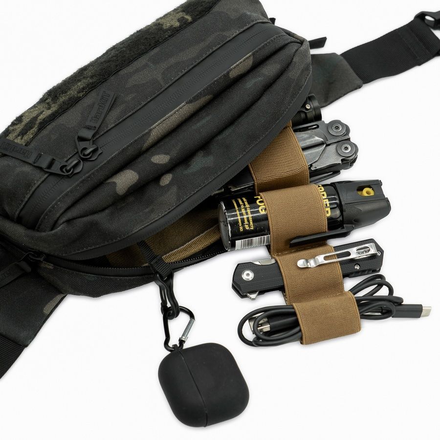 Тактична бананка на пояс TrekPack Multicam Black фото
