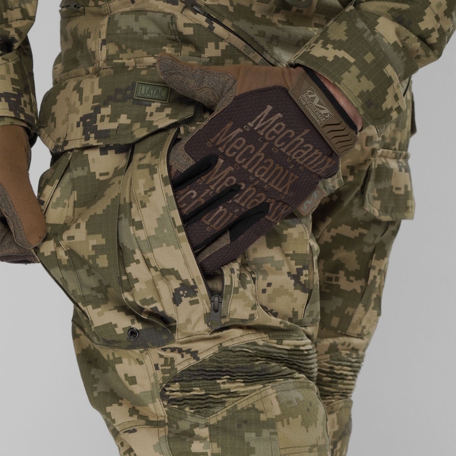 Комплект военной формы штани Gen 5.5 + куртка Gen 5.3 UATAC пиксель mm14 XS фото
