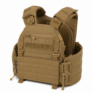Плитоноска МІЦЬ 3.0 койот з функцією швидкого скидання (PLATE CARRIER) фото