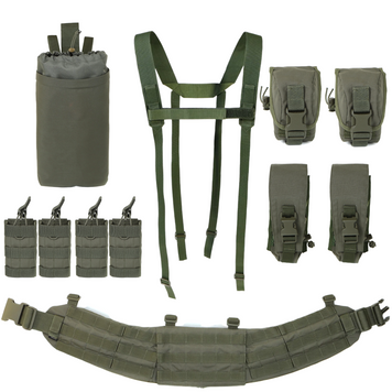 Тактический комплект War Belt (Варбелт) Ranger Green МОЛЛИ фото