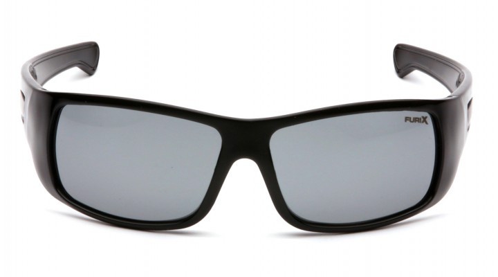 Защитные очки Pyramex Furix (grey) Anti-Fog, чёрные фото