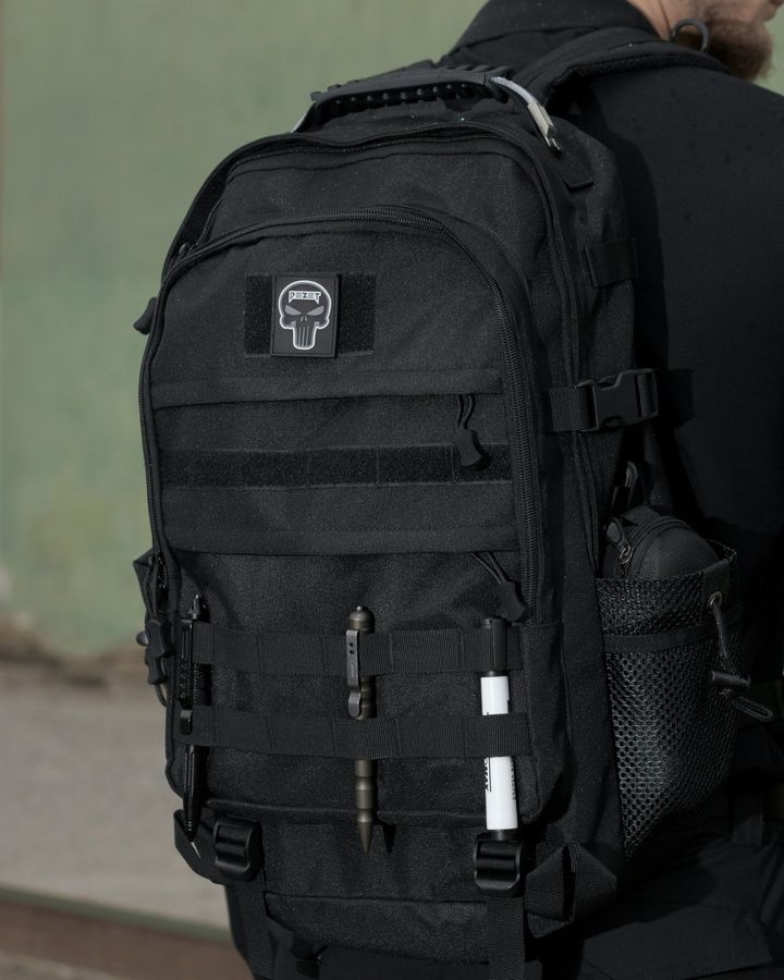 Рюкзак тактичний BEZET Commando чорний фото