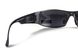 Защитные очки открытые Global Vision Bad-Ass-2 Silver (gray), серые серебристой металлической оправе фото 8