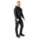 Літній чоловічий тактичний спортивний костюм FitPro Zip Чорний Camotec фото 1