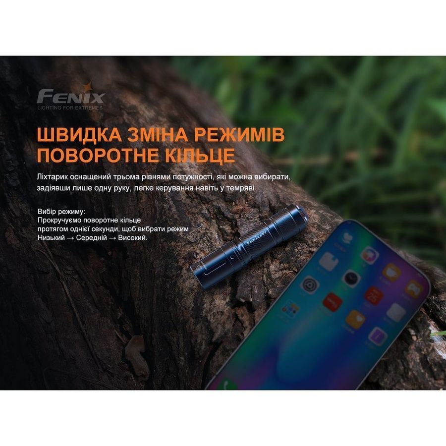 Ліхтар ручний Fenix E01 V2.0 блакитний фото