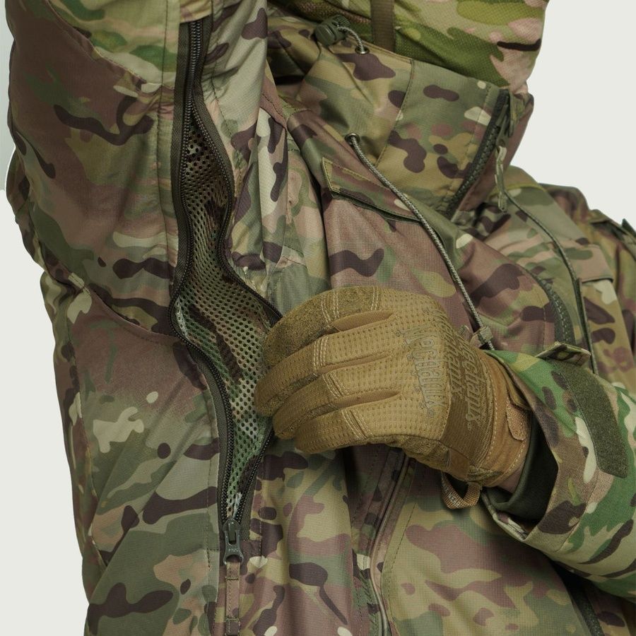 Тактична зимова куртка UATAC Multicam Hard Membrane Climashield Apex XS фото