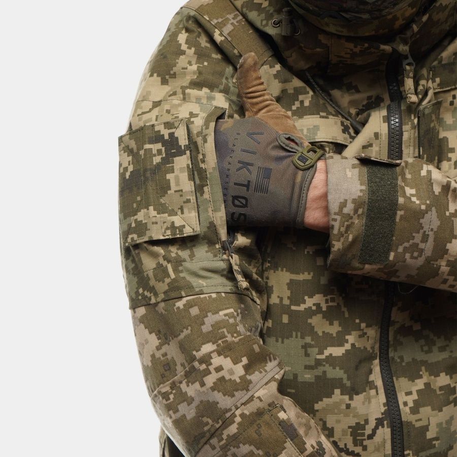 Тактична демісезонна куртка UATAC Gen 5.6 Піксель (Pixel) Ripstop Cordura фото