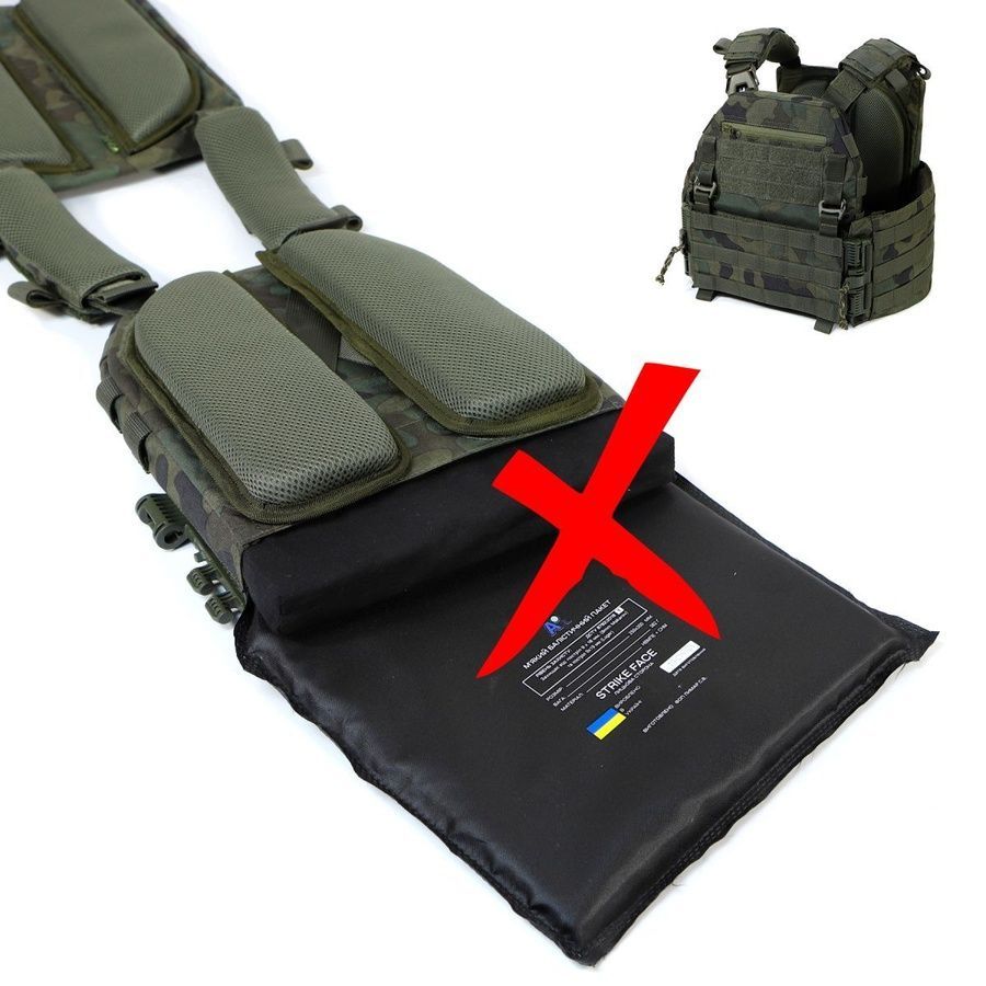 Баллистическая защита 1 или 2 класса 250х300 мм MOLLI фото