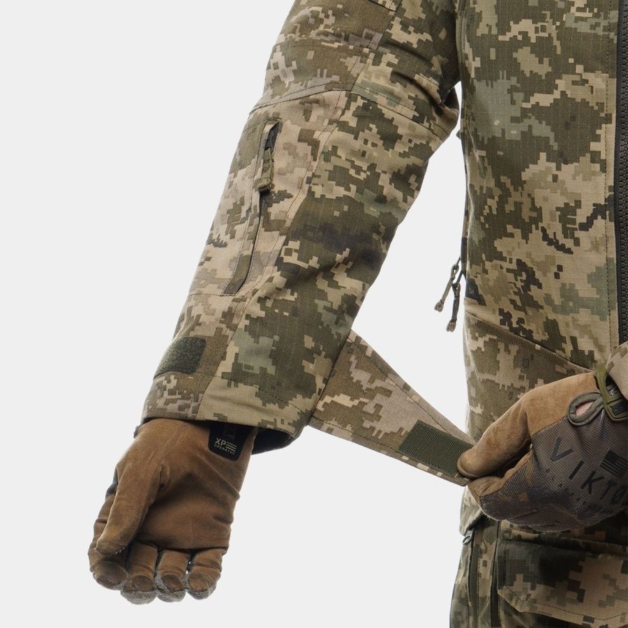 Тактична демісезонна куртка UATAC Gen 5.6 Піксель (Pixel) Ripstop Cordura фото