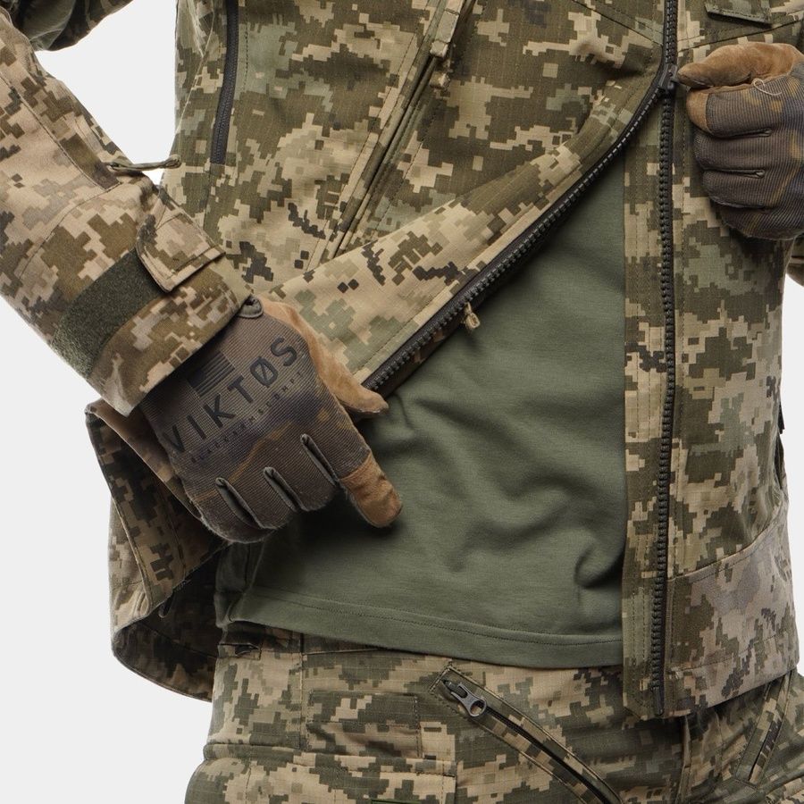 Тактична демісезонна куртка UATAC Gen 5.6 Піксель (Pixel) Ripstop Cordura фото