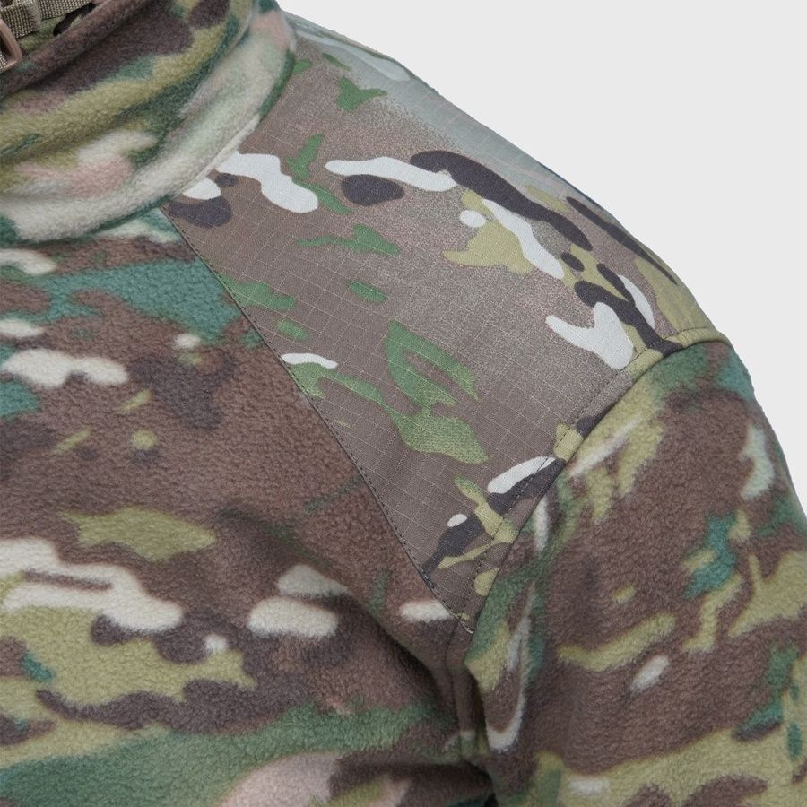 Тактична демісезонна куртка пара з флісом UATAC Multicam Original Ripstop | XXL фото