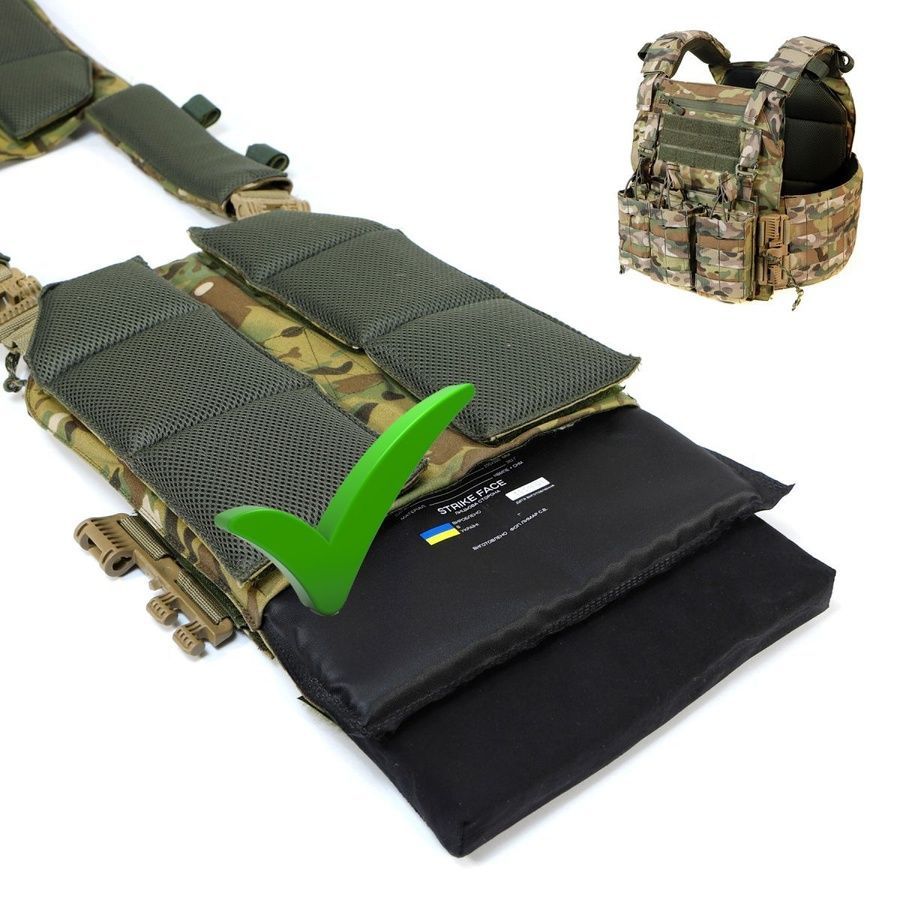 Баллистическая защита 1 или 2 класса 250х300 мм MOLLI фото