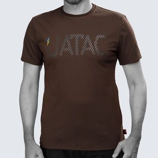 Мужская футболка с принтом Коричневий UATAC фото