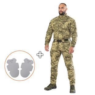 Демисезонный мужской военный комплект Twill Пиксель Camotec фото