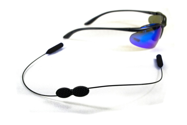 Ремінець для окулярів Retainer (black), регулюється по довжині, чорний фото