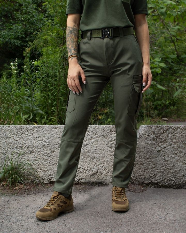 Женские штаны карго тактические BEZET Basic хаки фото