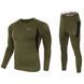 Комплект термобілизни ESDY Fleece Thermal Suit Хакі фото 1
