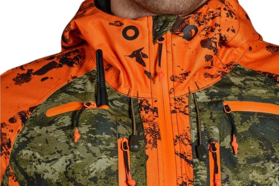 Куртка Seeland Vintage InVis 60 Зеленый/Оранжевый фото