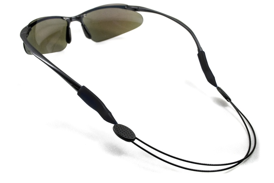 Ремінець для окулярів Retainer (black), регулюється по довжині, чорний фото