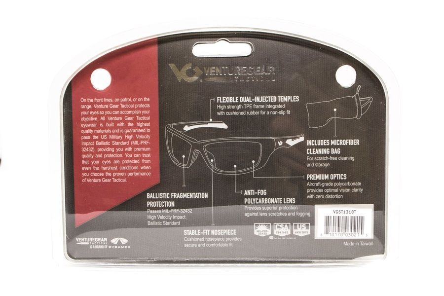 Тактические очки Venture Gear Tactical Howitzer Black (forest gray) Anti-Fog, чёрно-зелёные в чёрной оправе фото